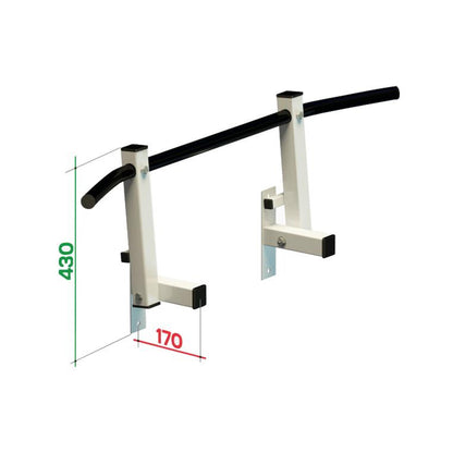 Barra de Dominadas de Pared con Agarre Ancho Plegable hasta 150 kg SPECTRUM SPEKTR3 100*37.5 cm