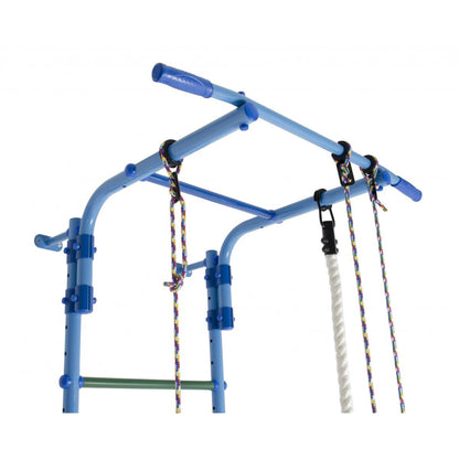 START2 Wall-Mounted Children's Gym with Stall Bars, Rings, and Swing 217*75*52.5 cm