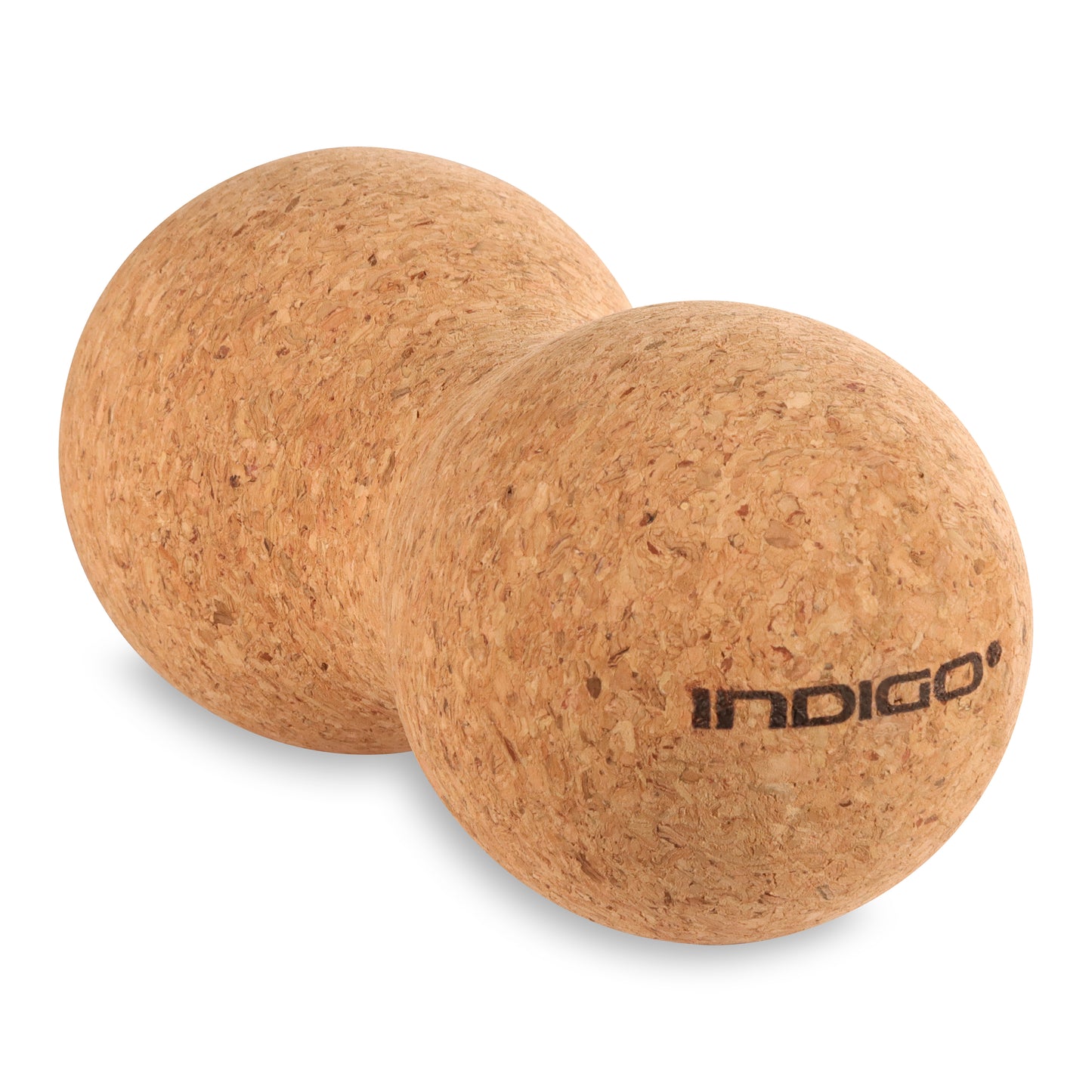 Bola de Massagem de Yoga de Cortiça Dupla INDIGO 13,5*6,5 cm Castanho