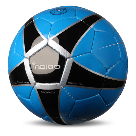 Bola de Futebol de Treinamento Nº5 SCORPION INDIGO Azul-Preto