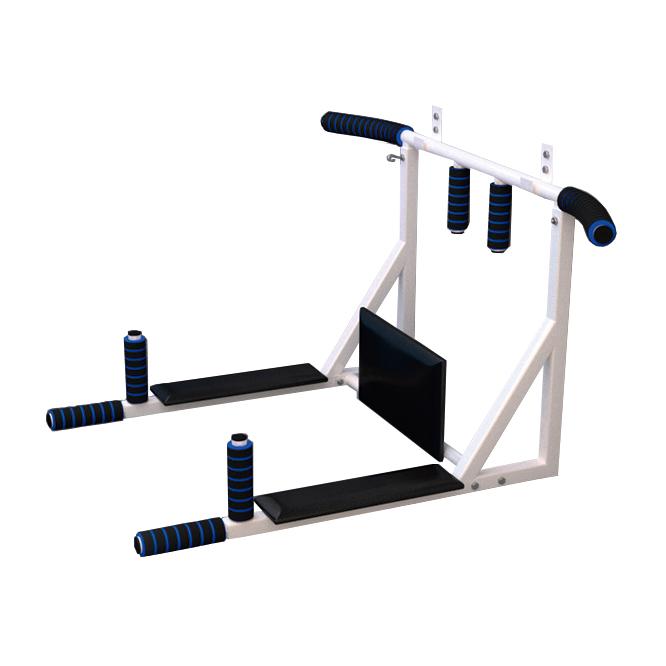 Barras horizontais 3 em 1 para mergulhos-abdominais até 200 kg STANLEY SPEKTR 79*110*57 cm Branco