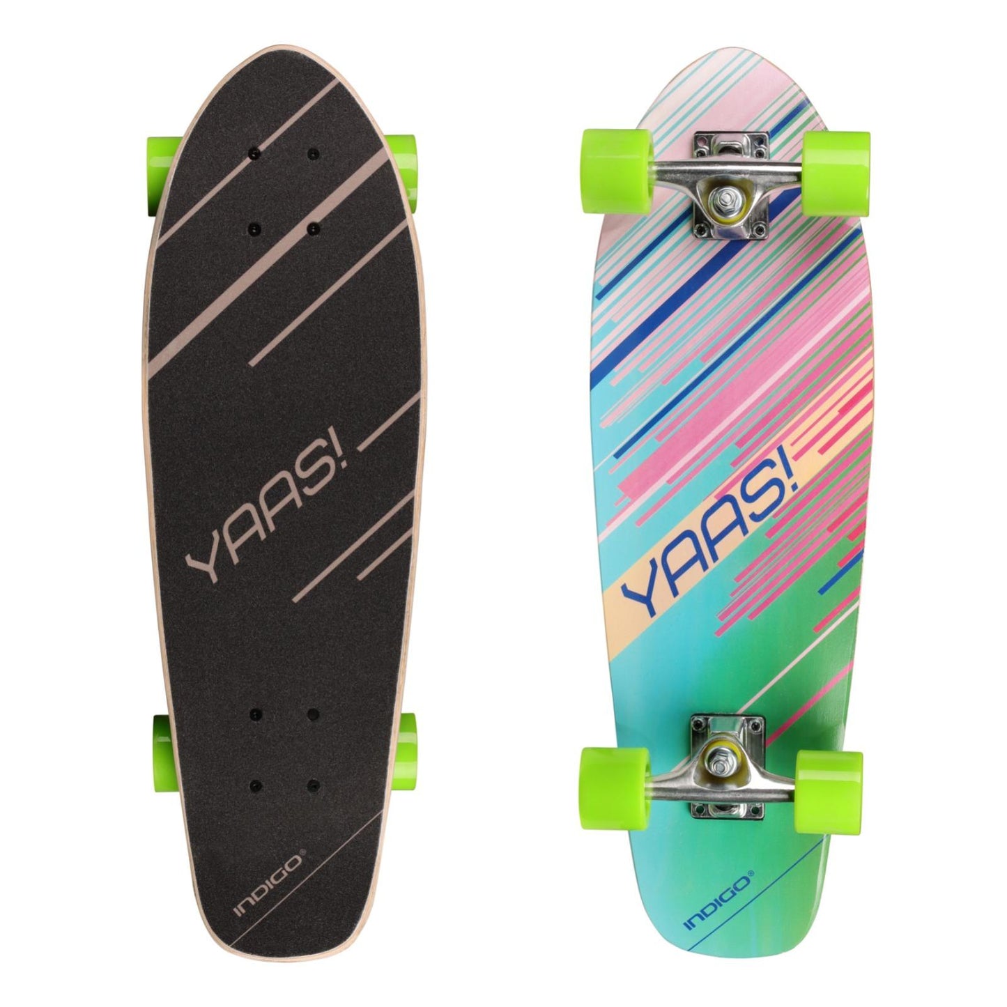 Skate Completo YAAS INDIGO 62,2 Х 18,5 cm Multicolorido