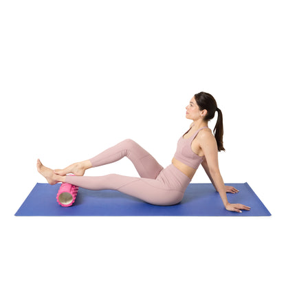 Rouleau en Mousse Rond pour Massages Musculaires et Yoga PVC INDIGO 33*14 cm.
