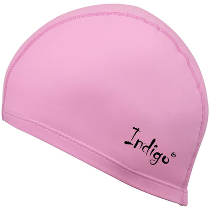 Gorro de Natación Tejido Engomado con PU INDIGO